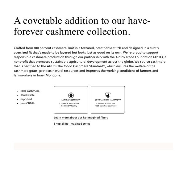 J.Crew Cashmere relaxed crewneck sweater in stripe - Picture 2 of 5